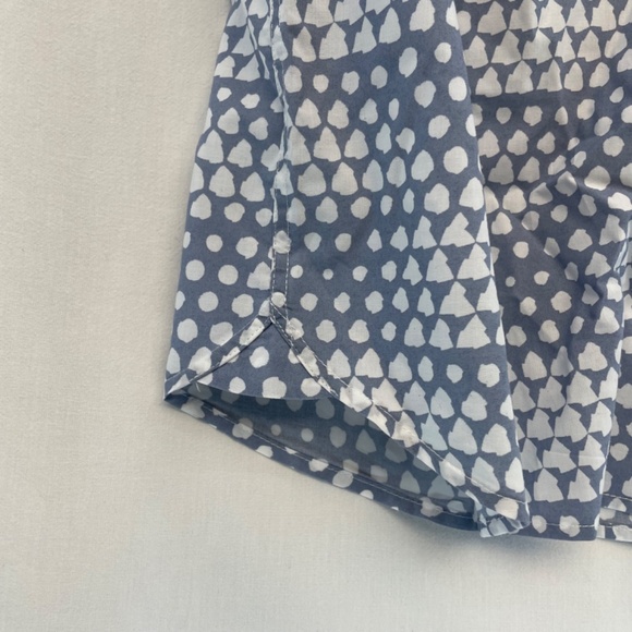 Ted Baker Short Sleeve Button Down Dress Shirt Blue White Men’s Size 4 Dry Clean - Picture 15 of 16